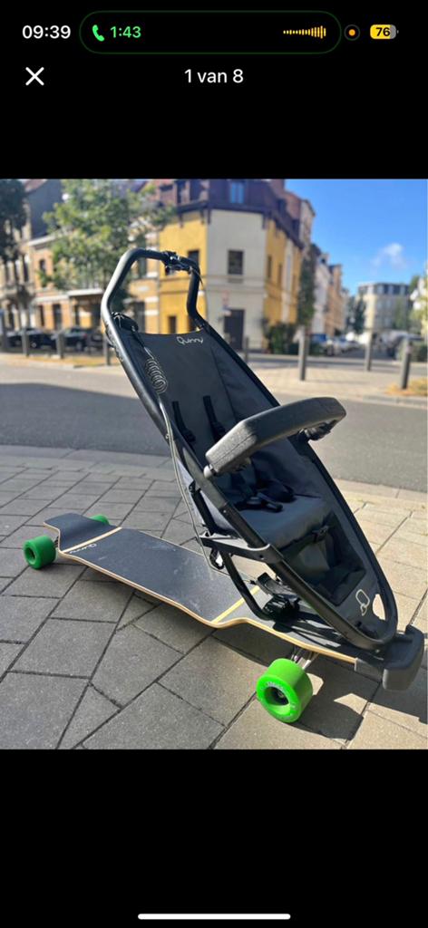 Quinny longboard, Ophalen, Gebruikt, Quinny