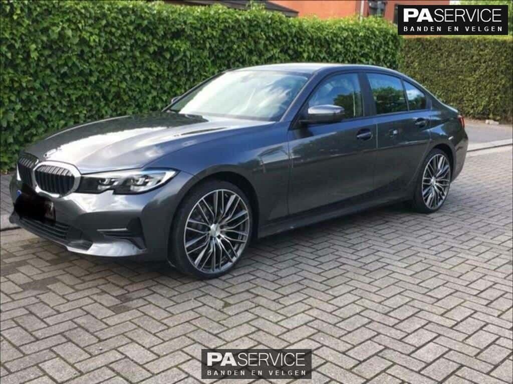 Nieuw 20 inch Antraciet Monaco BMW 3 G20 set inc Banden TPMS, 245 mm, -, -, Banden en Velgen