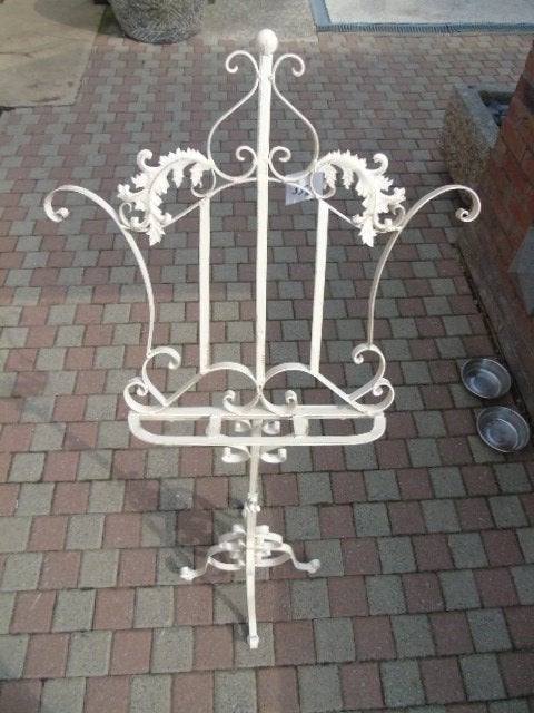 Lessenaar, smeedijzeren, historische stijl, verstelbare voet, Tuin en Terras, Tuinbeelden, Nieuw, Overige typen, Metaal, Ophalen of Verzenden