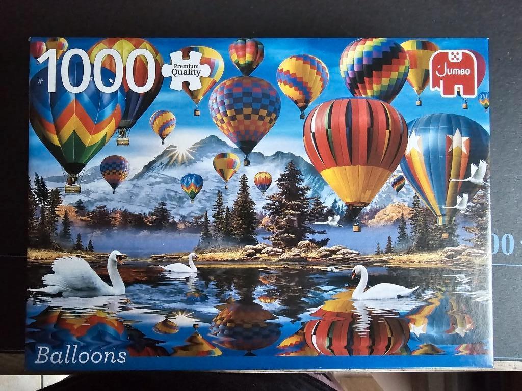 Puzzle Montgolfière, Ophalen of Verzenden, 500 t/m 1500 stukjes, Zo goed als nieuw, Legpuzzel