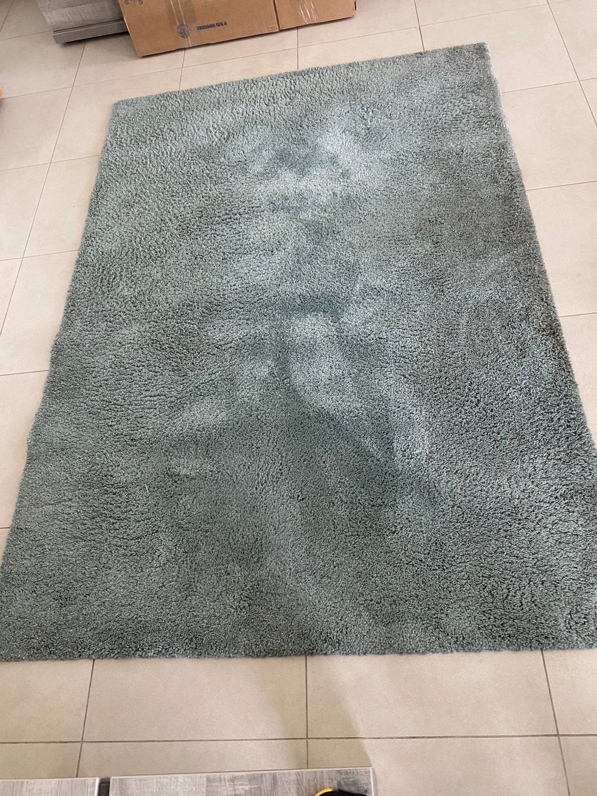 Tapijt licht groen, Huis en Inrichting, Stoffering | Tapijten en Vloerkleden, Ophalen, 100 tot 150 cm, Zo goed als nieuw, 150 tot 200 cm
