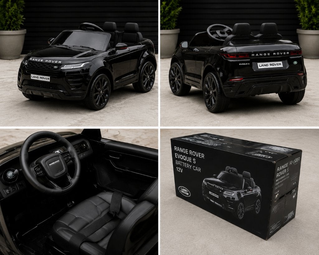 NIEUW Range Rover Evoque elektrische kinderauto 12V, Kinderen en Baby's, Ophalen of Verzenden, Nieuw
