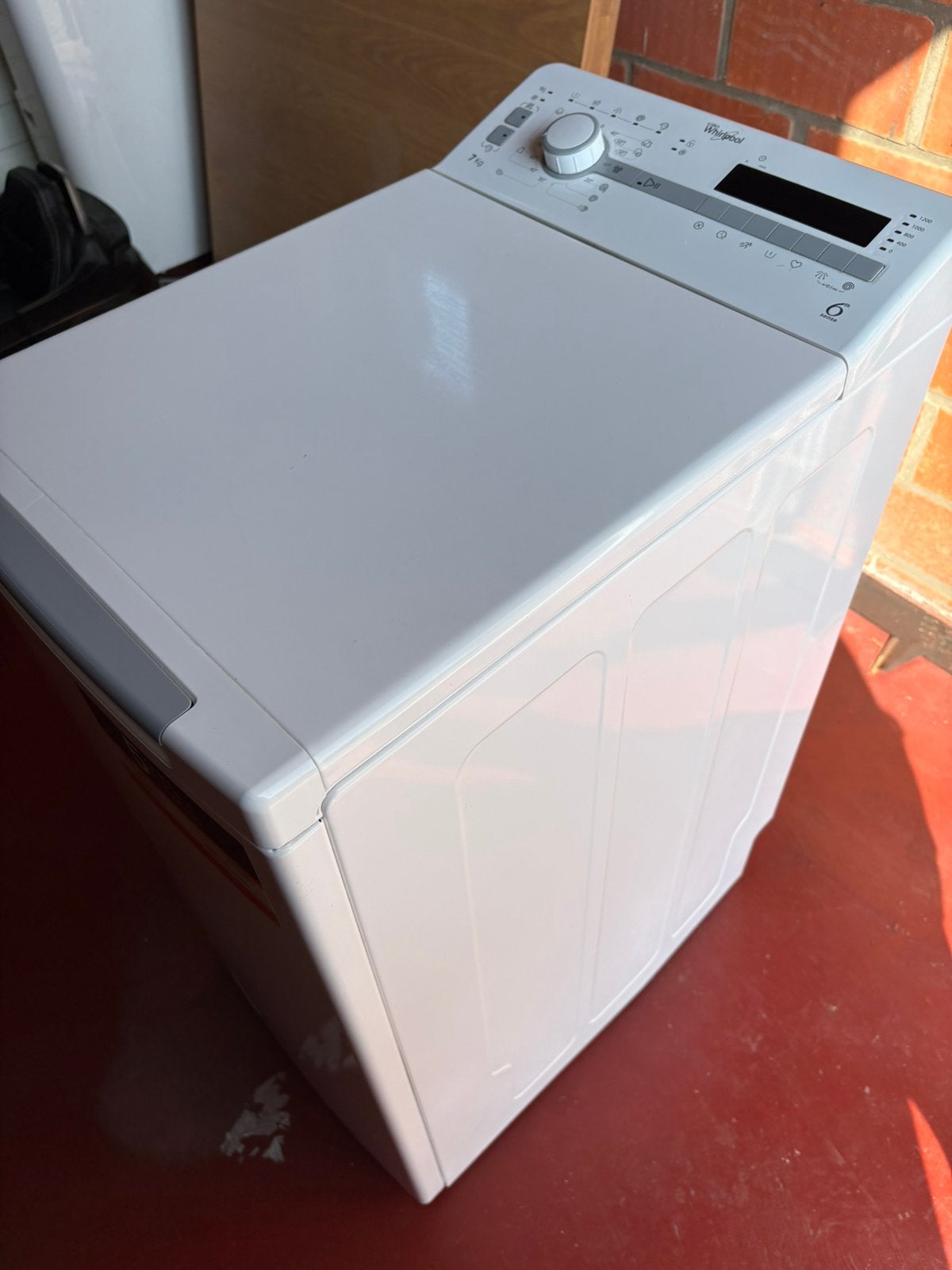 Wasmachine met droogtrommel whirlpool, Ophalen, Zo goed als nieuw