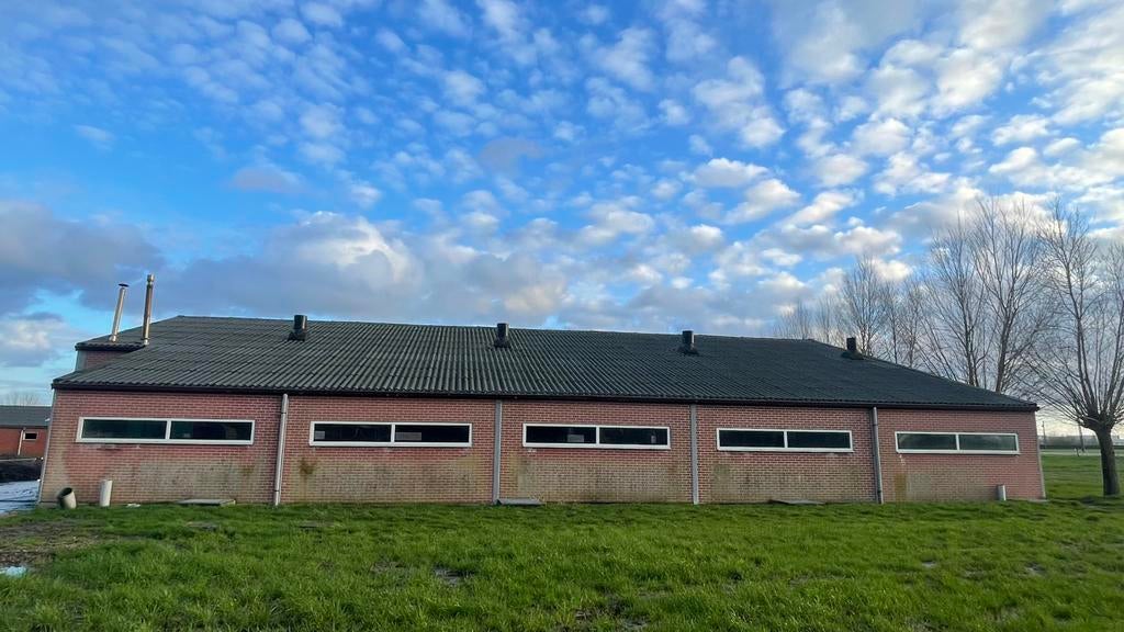 Loods prefab panelen baksteenprofiel, Zakelijke goederen, Ophalen