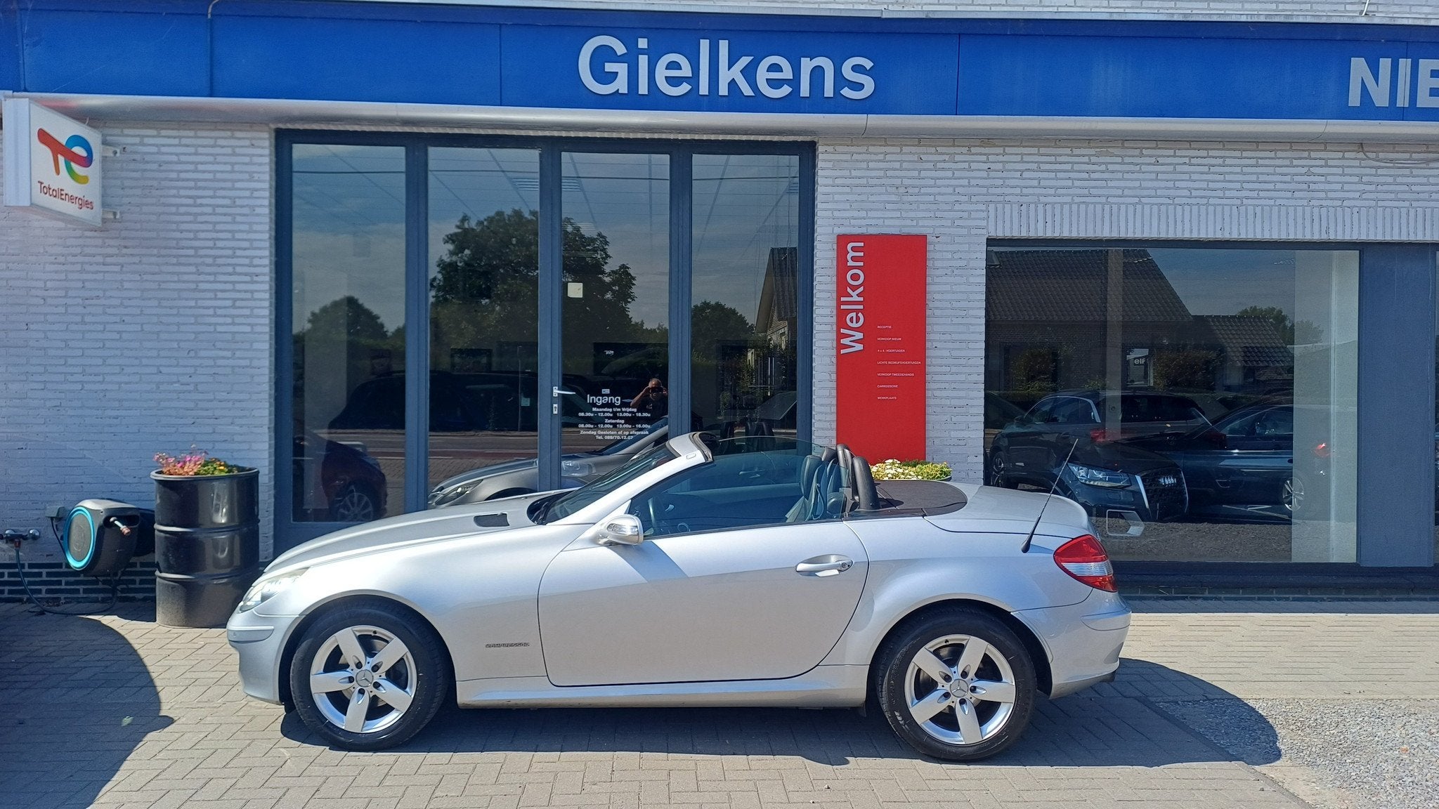 Mercedes-Benz SLK 200 kompressor automaat*100000km.*, Auto's, Automaat, Achterwielaandrijving, Gebruikt, Zwart