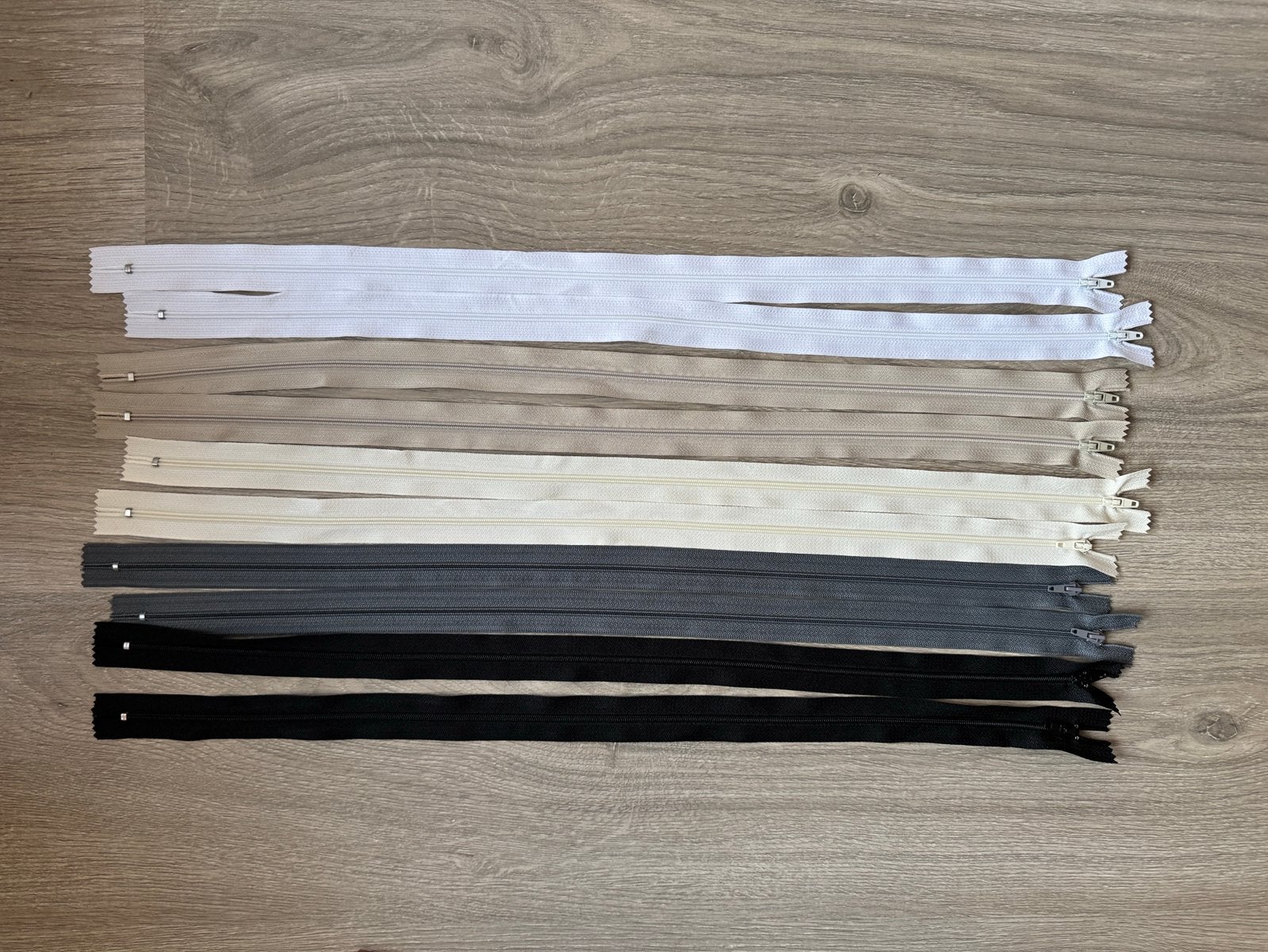 10 ritsen van 55cm, Hobby en Vrije tijd, Naaien en Fournituren, Ophalen of Verzenden, Nieuw, Rits of Sluiting