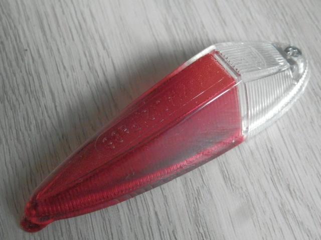 Glas parkeerlicht VW Type 3, rood/wit, Hella, Auto-onderdelen, Verlichting, Oldtimer onderdelen, Volkswagen, Nieuw, Ophalen