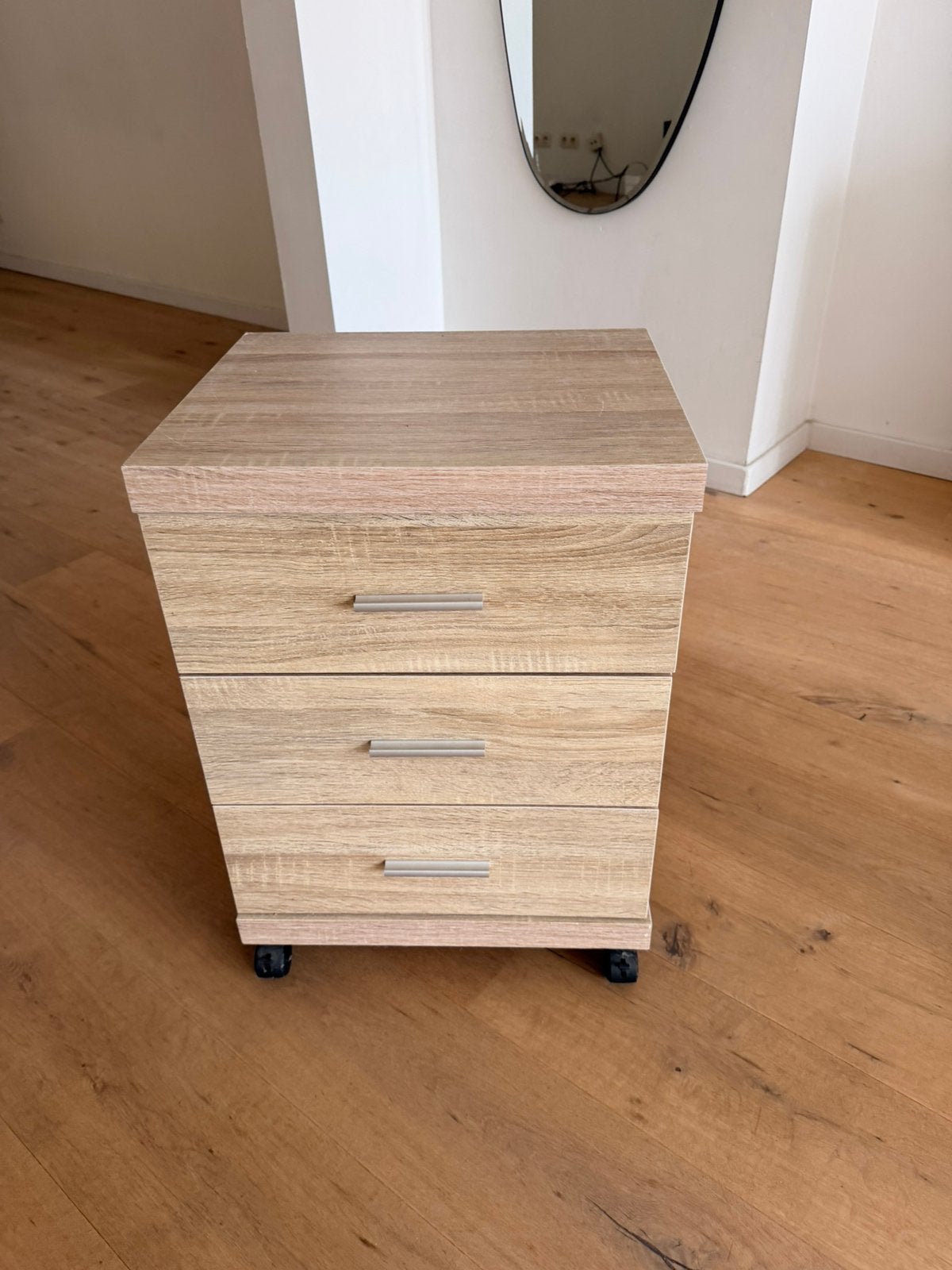 Ladekast op wieltjes, Huis en Inrichting, Kasten | Ladekasten, Ophalen, Minder dan 50 cm, Gebruikt, 3 of 4 laden