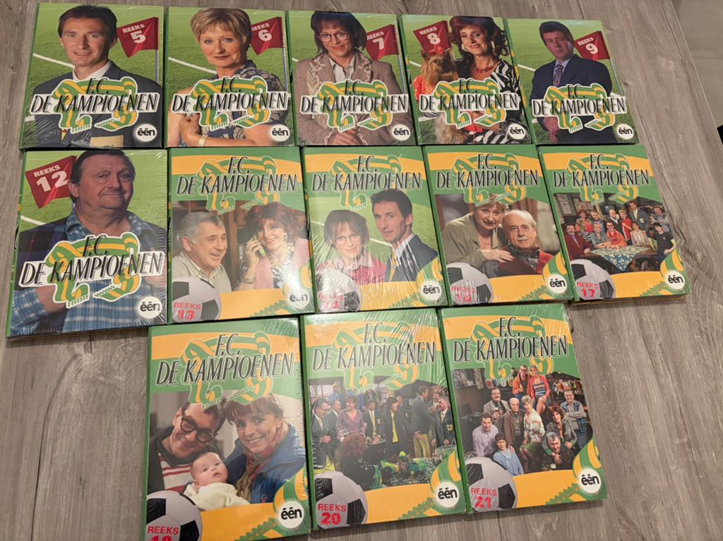 Lot dvd’s fc de kampioenen, Cd's en Dvd's, Dvd's | Komedie, Ophalen of Verzenden, Zo goed als nieuw