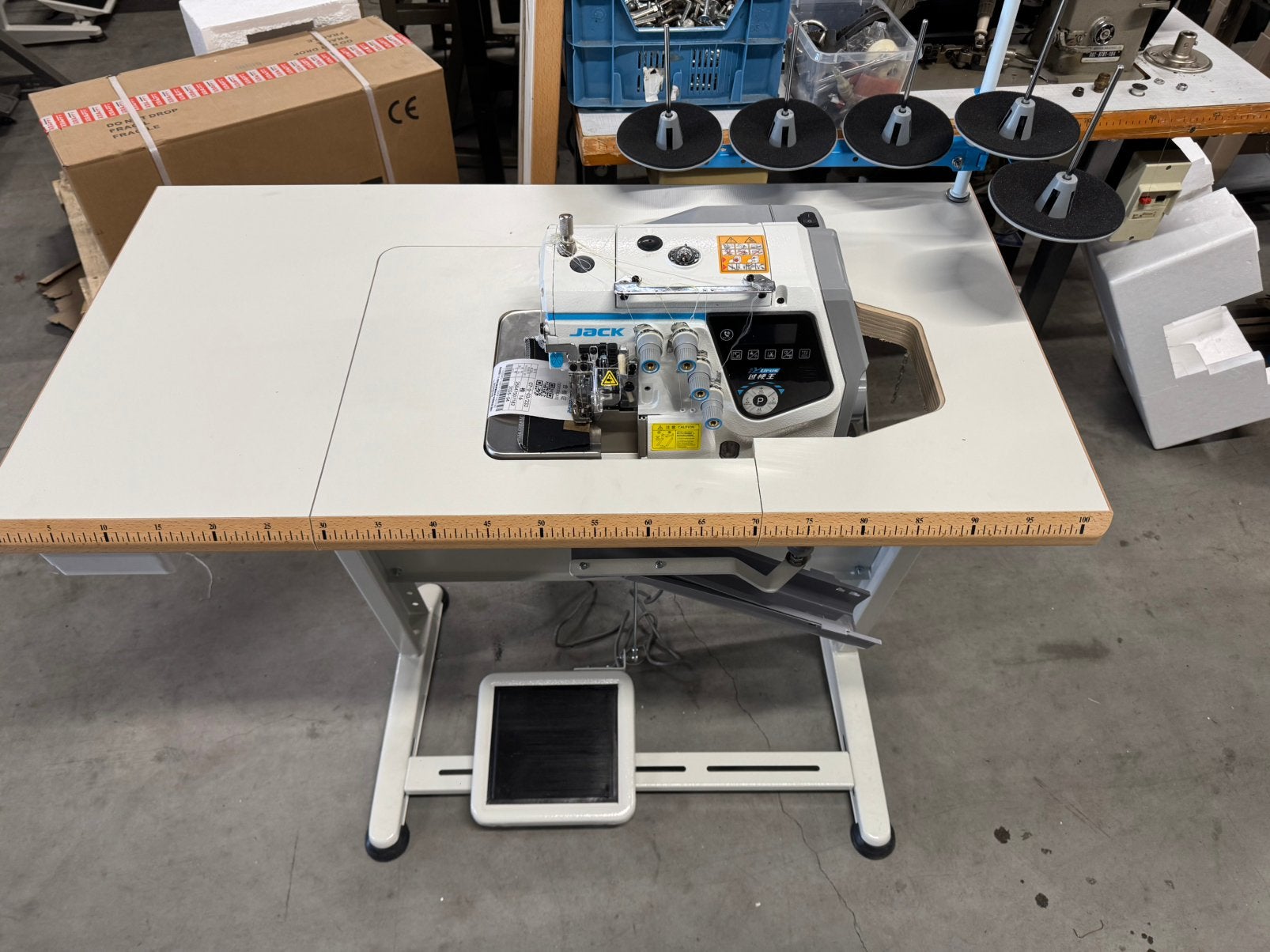 Industriele locmachine overlock jack c7 5draads nieuw, Overige merken, Nieuw, Ophalen of Verzenden, Lockmachine