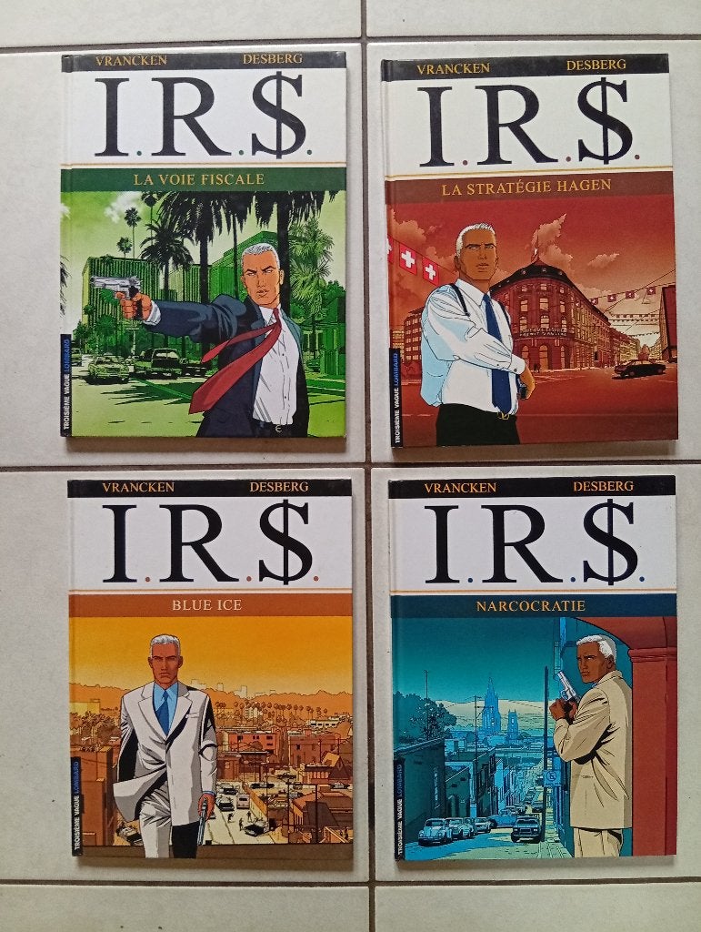 I.R.S. : 4 éditions originales., Livres, Série complète ou Série, Enlèvement ou Envoi, Neuf, Vrancken - Desberg