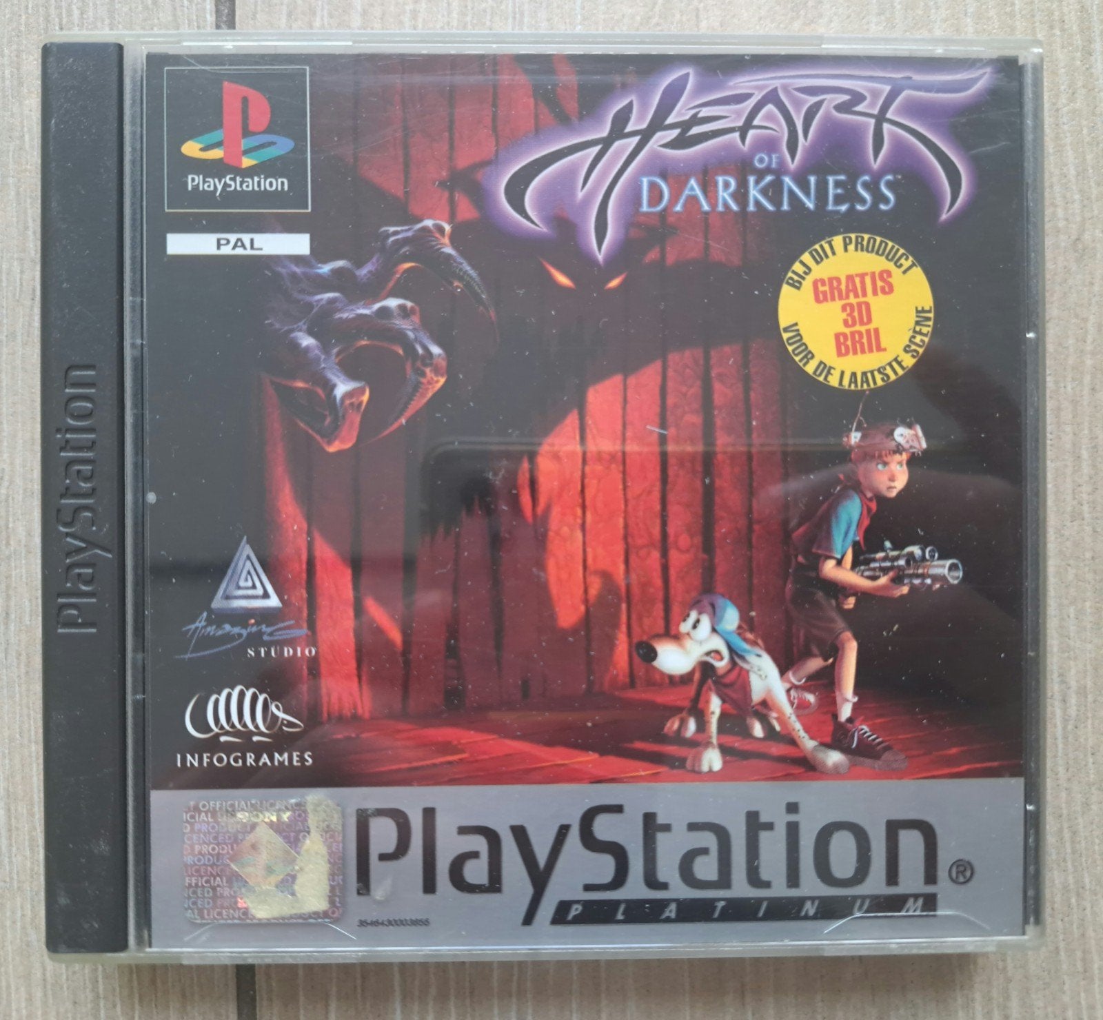 Game Ps1: Heart of Darkness, Ophalen of Verzenden, Zo goed als nieuw