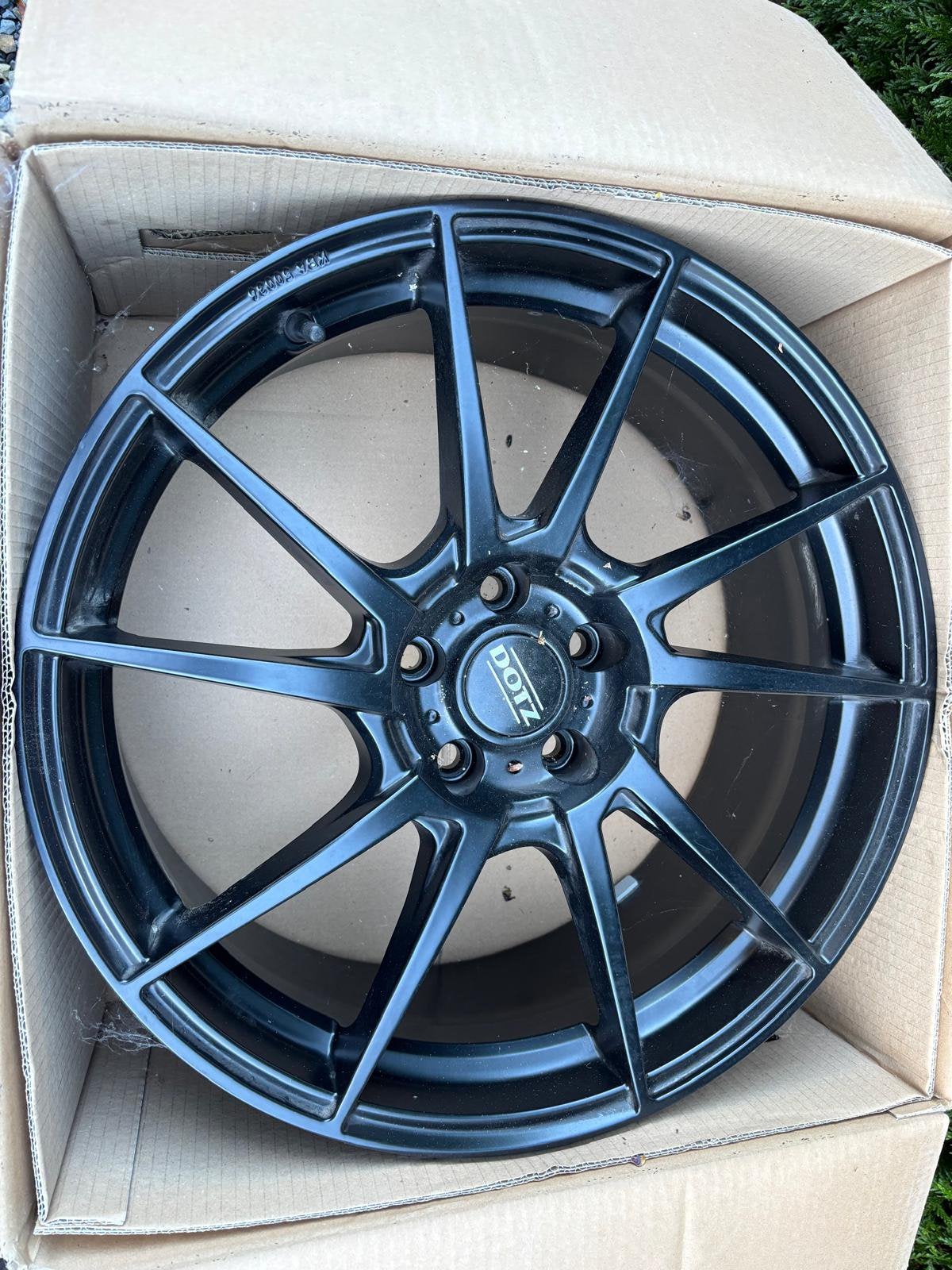 2 jantes DOTZ Kendo Dark 19 pouces ‼️ à redresser, Autos : Pièces & Accessoires, Enlèvement, Révisé, 19 pouces, Jante(s)
