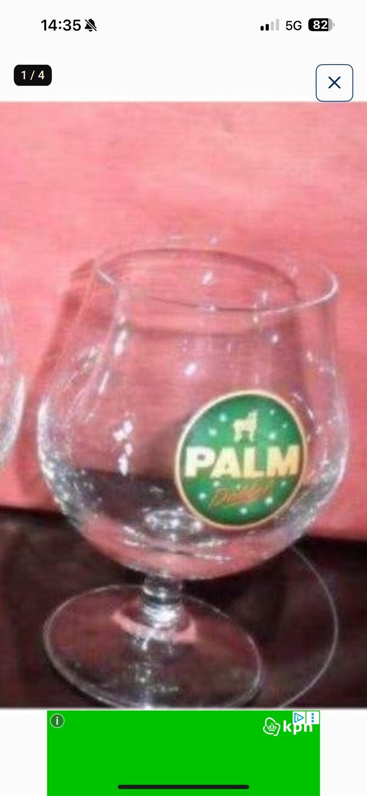 Gezocht palm proefglaasjes 15 cl, Verzamelen, Verzenden, Zo goed als nieuw