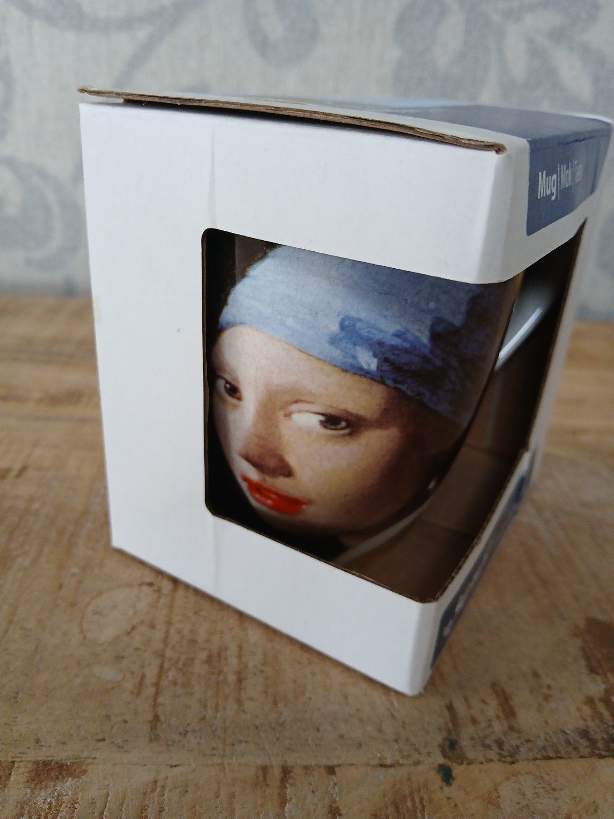 Mok meisje met de parel Johannes Vermeer, Ophalen of Verzenden