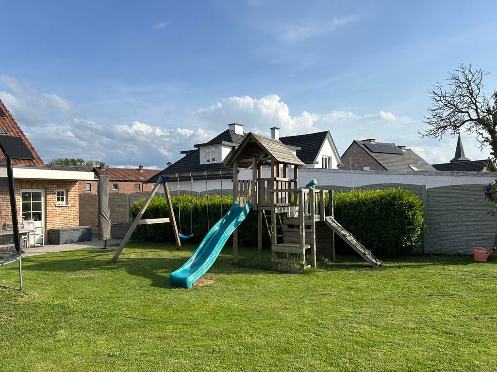 Speeltoestel Blue Rabbit @Swing - MOET WEG, Kinderen en Baby's, Speelgoed | Buiten | Speeltoestellen, Gebruikt, Glijbaan, Klimtouw