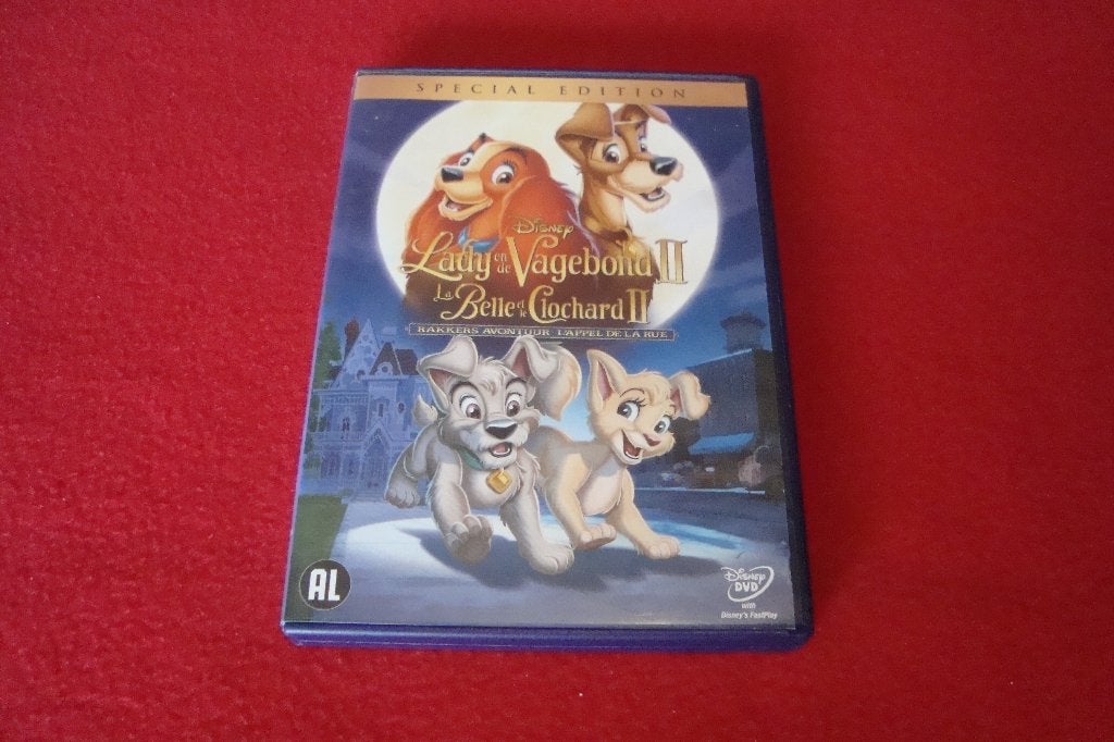 dvd disney lady en de vagebond 2, Cd's en Dvd's, Ophalen of Verzenden, Tekenfilm