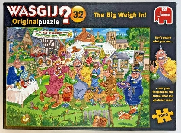 Puzzle original de 32 May It Be An Ounce More 1000 de Wasgij, Envoi, 500 à 1500 pièces, Comme neuf, Puzzle