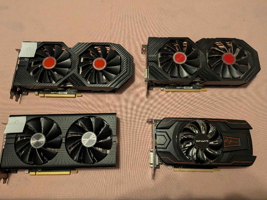 RX 580 8 GB / RX 560 2 GB, Ophalen, Gebruikt, AMD