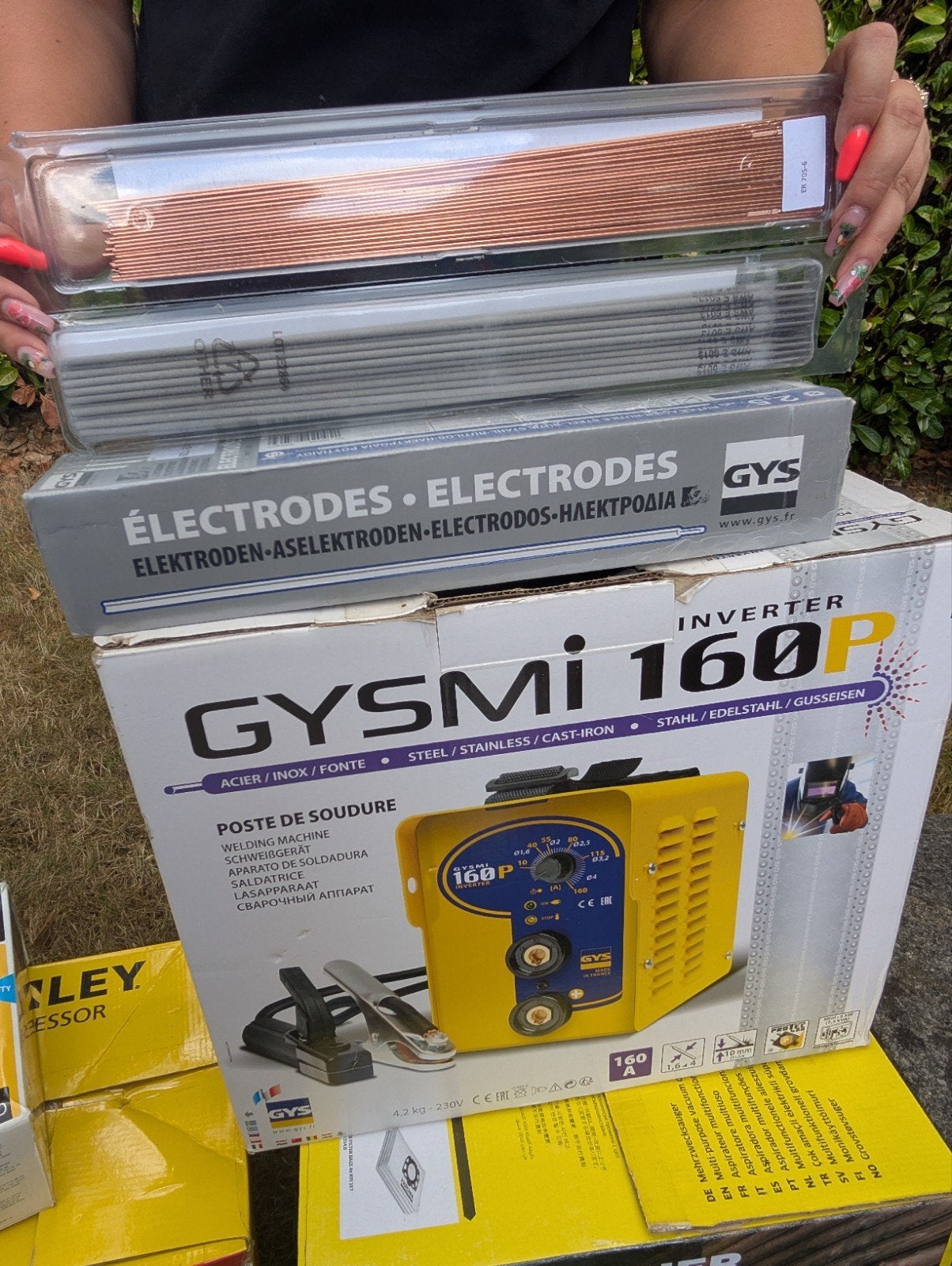 Poste de Soudure Inverter + Électrodes & Baguettes, Bricolage & Construction, Enlèvement, Électrodes
