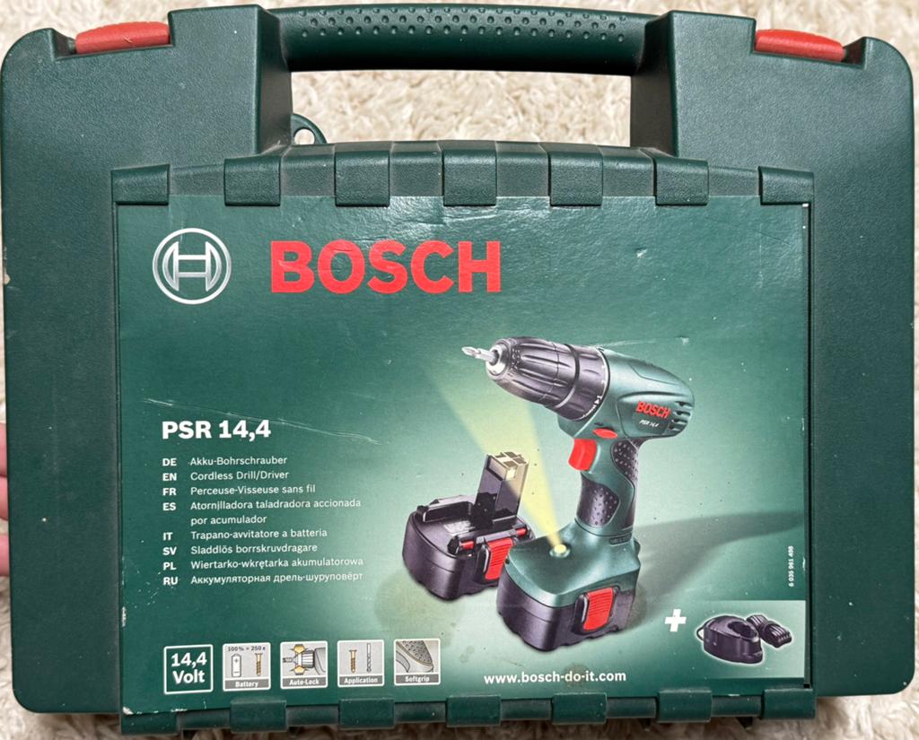 Visseuse sans fil BOSCH PSR 14,4 V — idéale brico maison, Bricolage & Construction, Outillage | Foreuses, Enlèvement, Utilisé