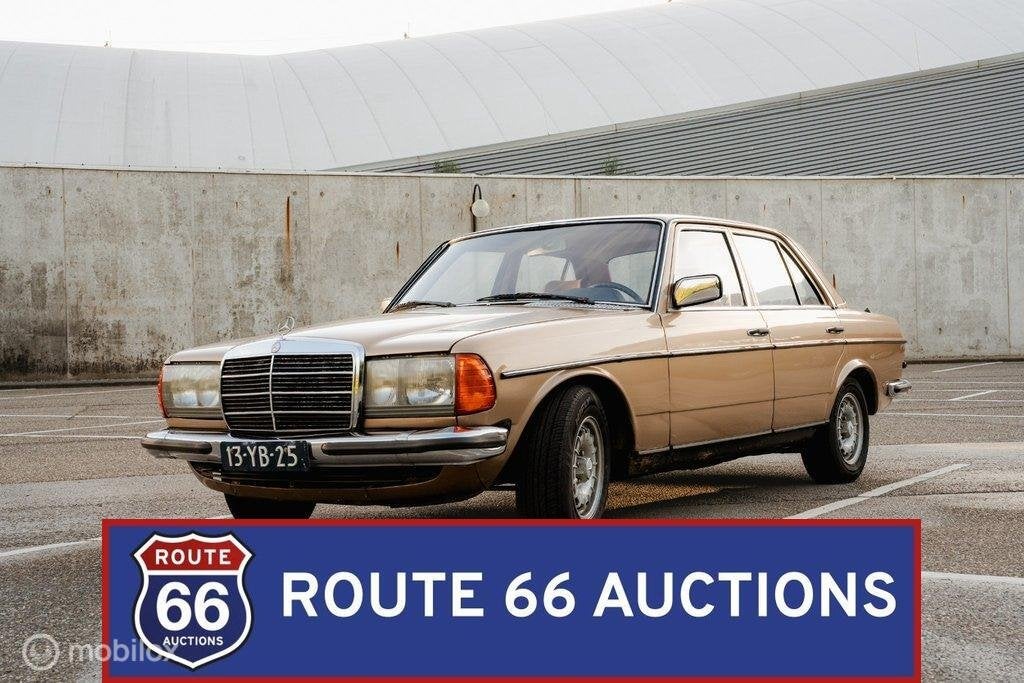 Mercedes-Benz 280 E | 1976 | Route 66 Auctions, Autos, Achat, Entreprise, Boîte manuelle, Autre carrosserie