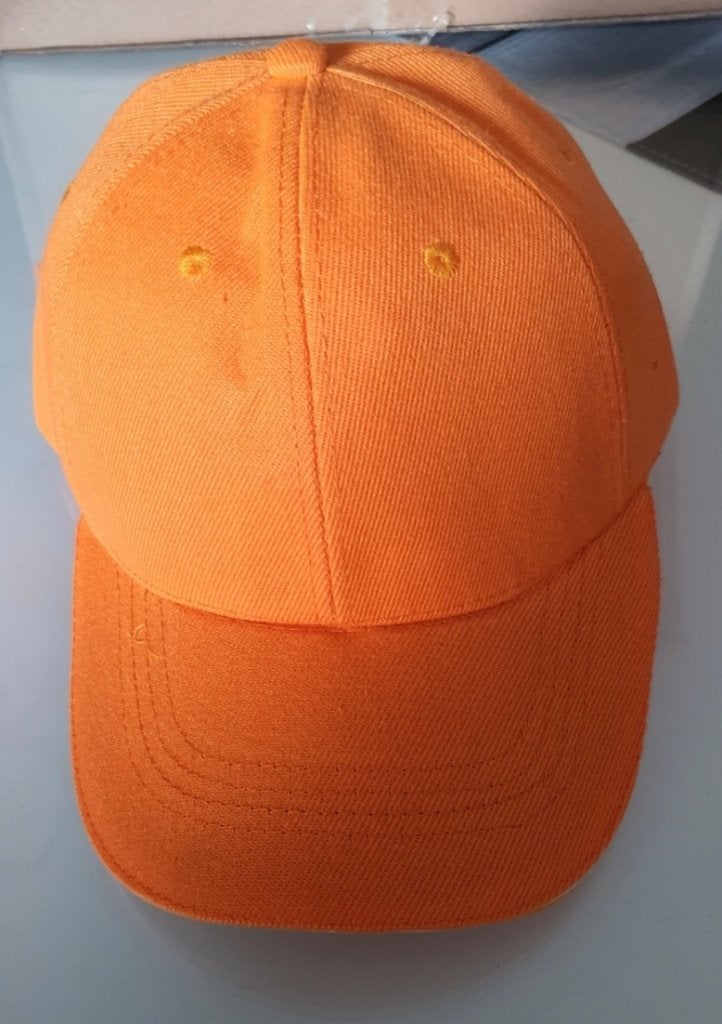 Oranje unisex baseball cap / pet 3x, Ophalen of Verzenden, Nieuw, One size fits all, Pet