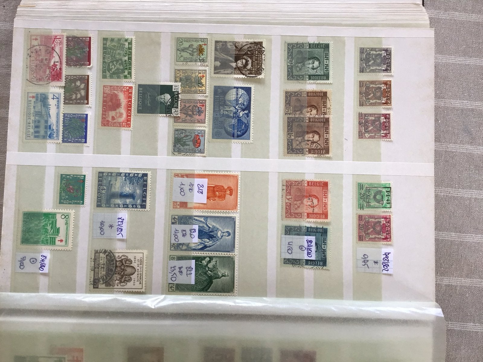 Belgie: album postzegels van 1849 tot 1974 (deel 2), Enlèvement ou Envoi