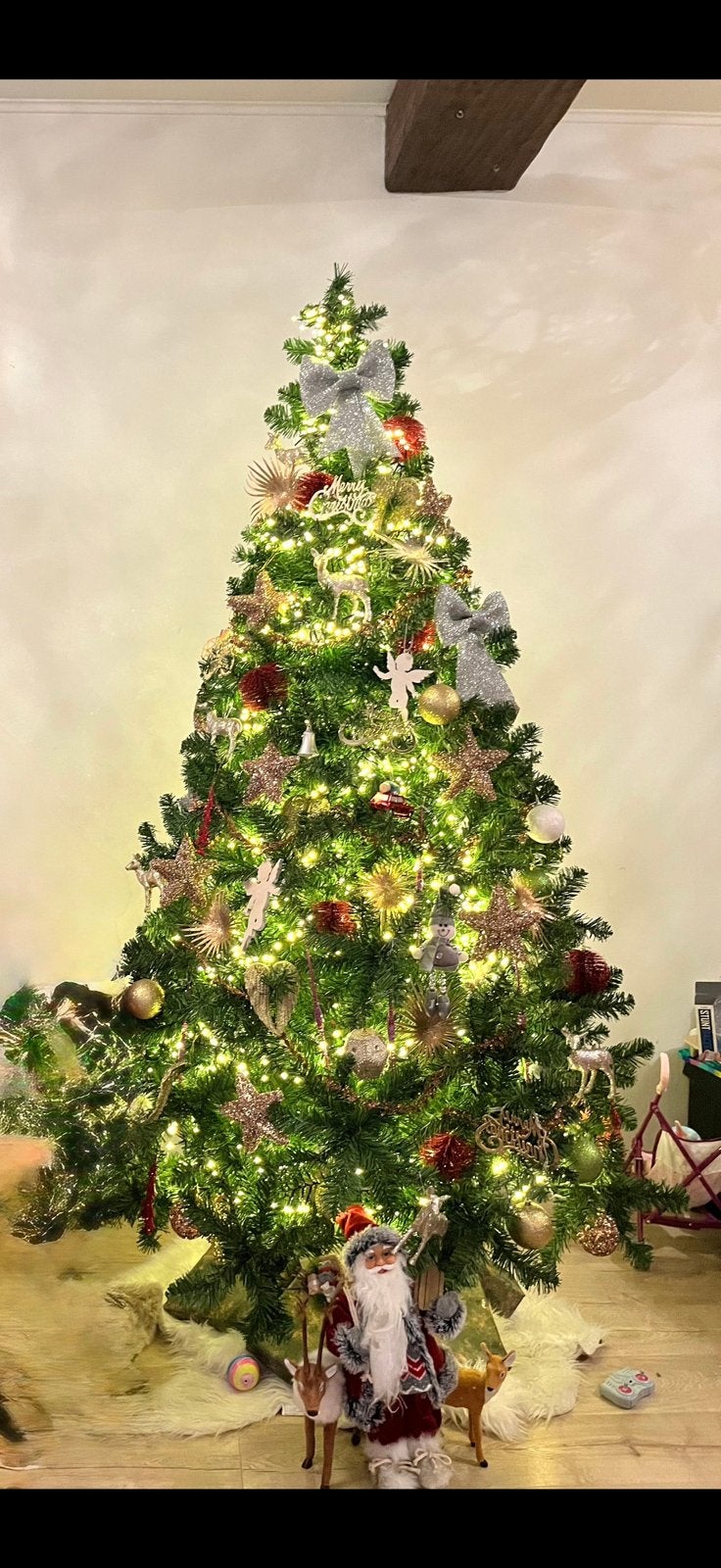 Kerstboom, Maison & Meubles, Accessoires pour la Maison | Plantes & Fleurs artificielles, Comme neuf, Enlèvement