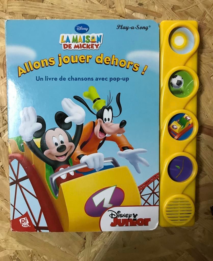 Pop-up muziekboek, Mickey's House, Fictie algemeen, Uitklapboek, Jongen of Meisje, Ophalen of Verzenden