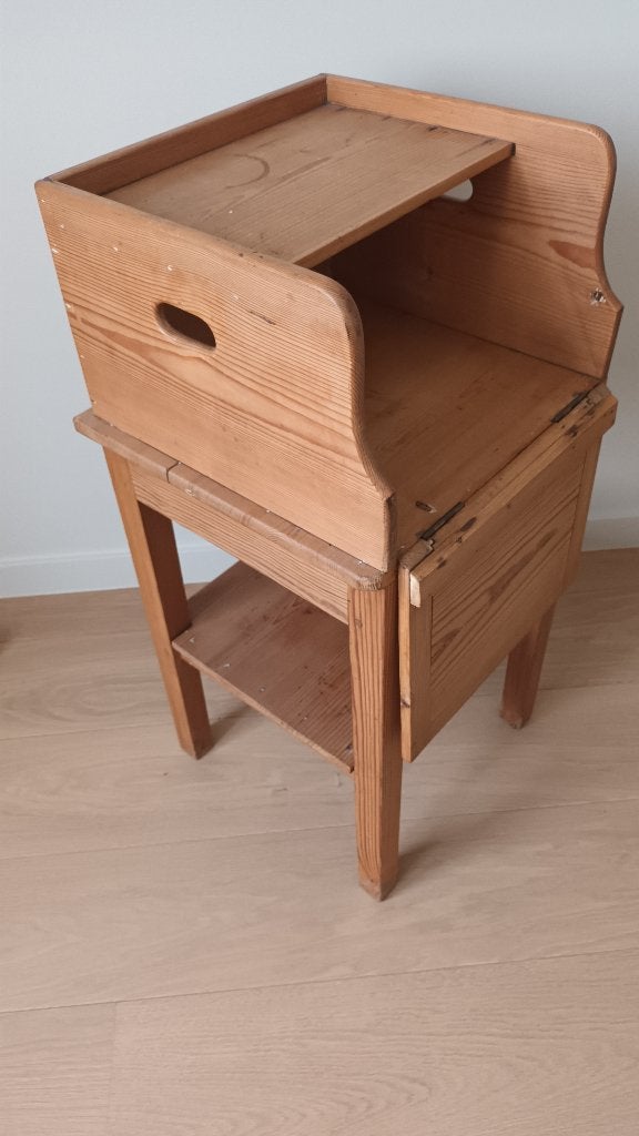 Vintage kastje grenen, Huis en Inrichting, Ophalen, Gebruikt, Grenenhout, Met klep(pen)