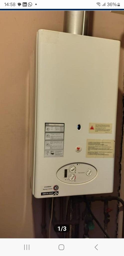 Chaudière chauffage et eau chaude 24kw, Enlèvement