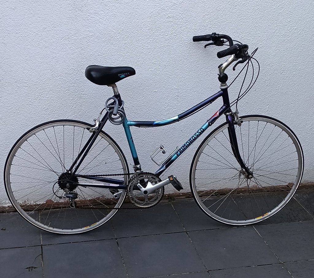 Koersfiets, 28 inch, Gebruikt, 10 tot 15 versnellingen, Velgrem