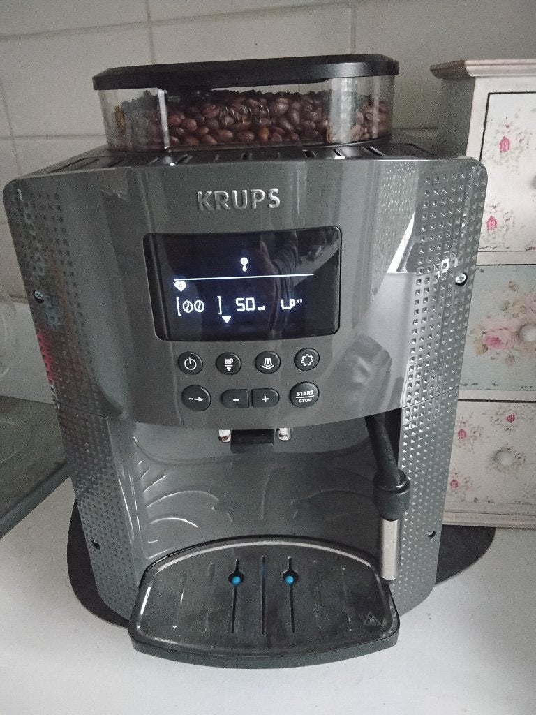 Koffiemachine met bonen, Ophalen, Zo goed als nieuw, Koffiemachine, Koffiebonen