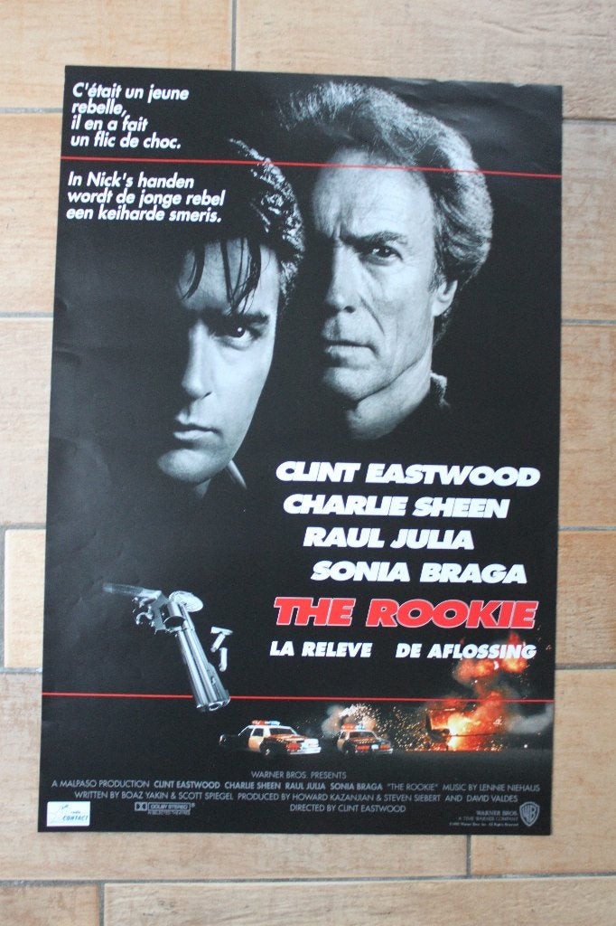 filmaffiche Clint Eastwood The Rookie 1990 filmposter, Verzamelen, Posters, Rechthoekig Staand, Ophalen of Verzenden, Zo goed als nieuw