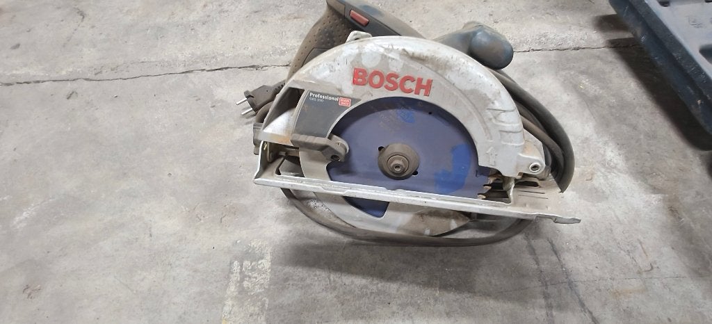 Scie circulaire Bosch, Bricolage & Construction, Enlèvement ou Envoi, 1200 watts ou plus, 70 mm ou plus, Utilisé