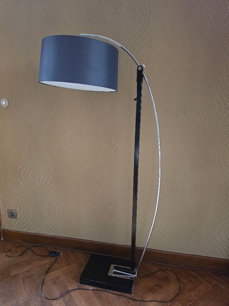 Staande lamp dome déco, Huis en Inrichting, Lampen | Vloerlampen, Ophalen, Gebruikt, 200 cm of meer, E27 (groot)