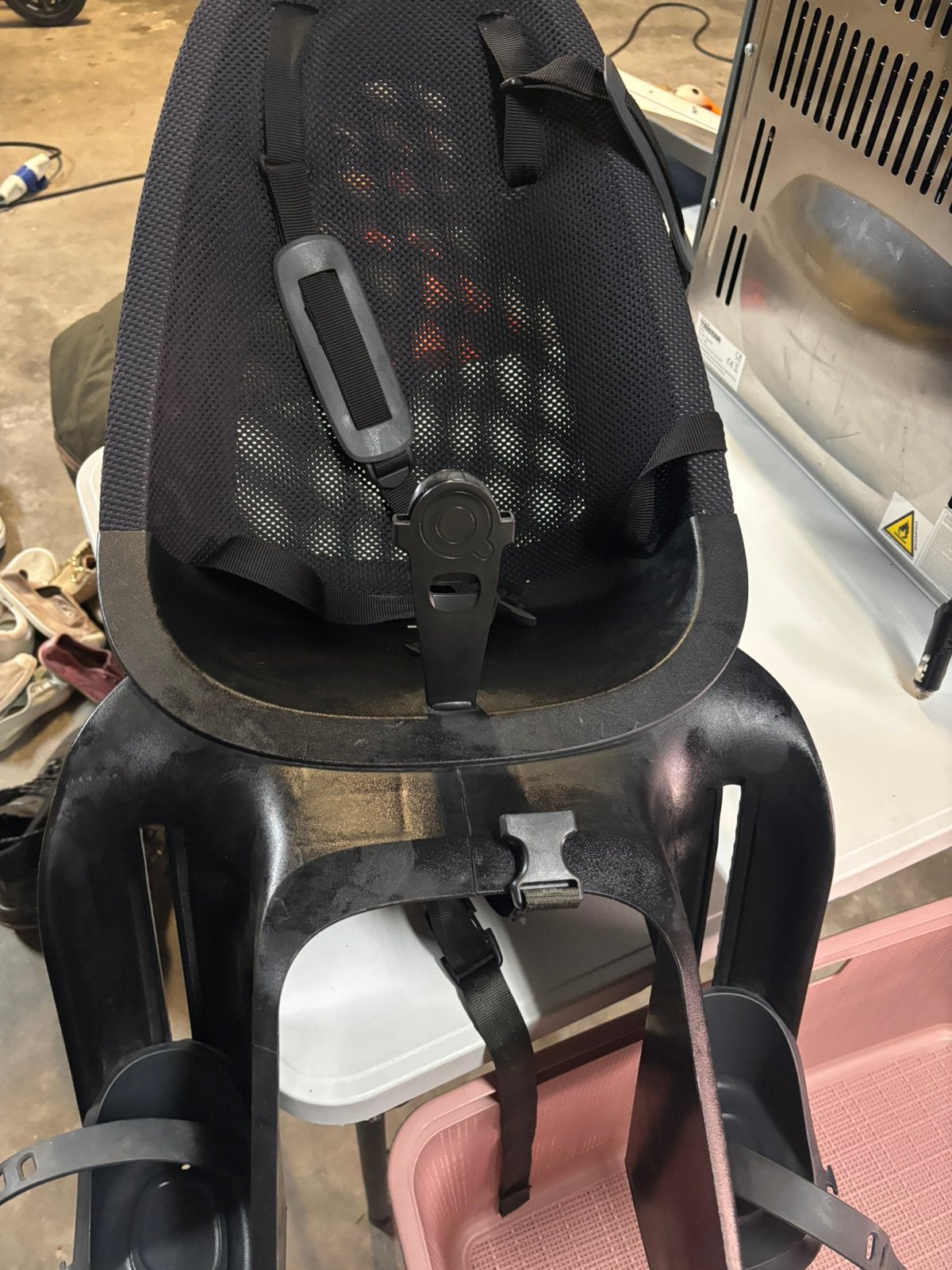 Fietszitje max. 22 kg, Ophalen, Achterzitje, 9 t/m 18 kg, Gebruikt