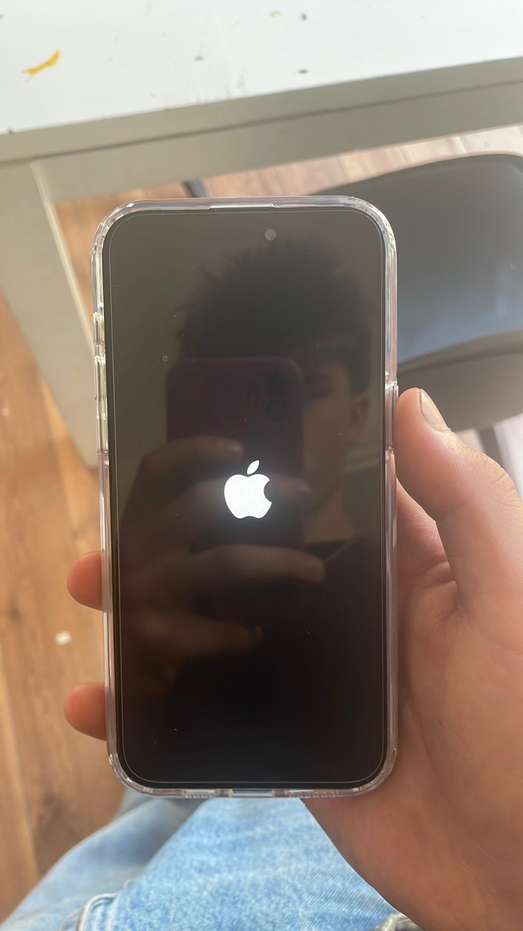 Iphone 15 pro max, Gebruikt, IPhone 15 Pro Max, Ophalen of Verzenden, Grijs
