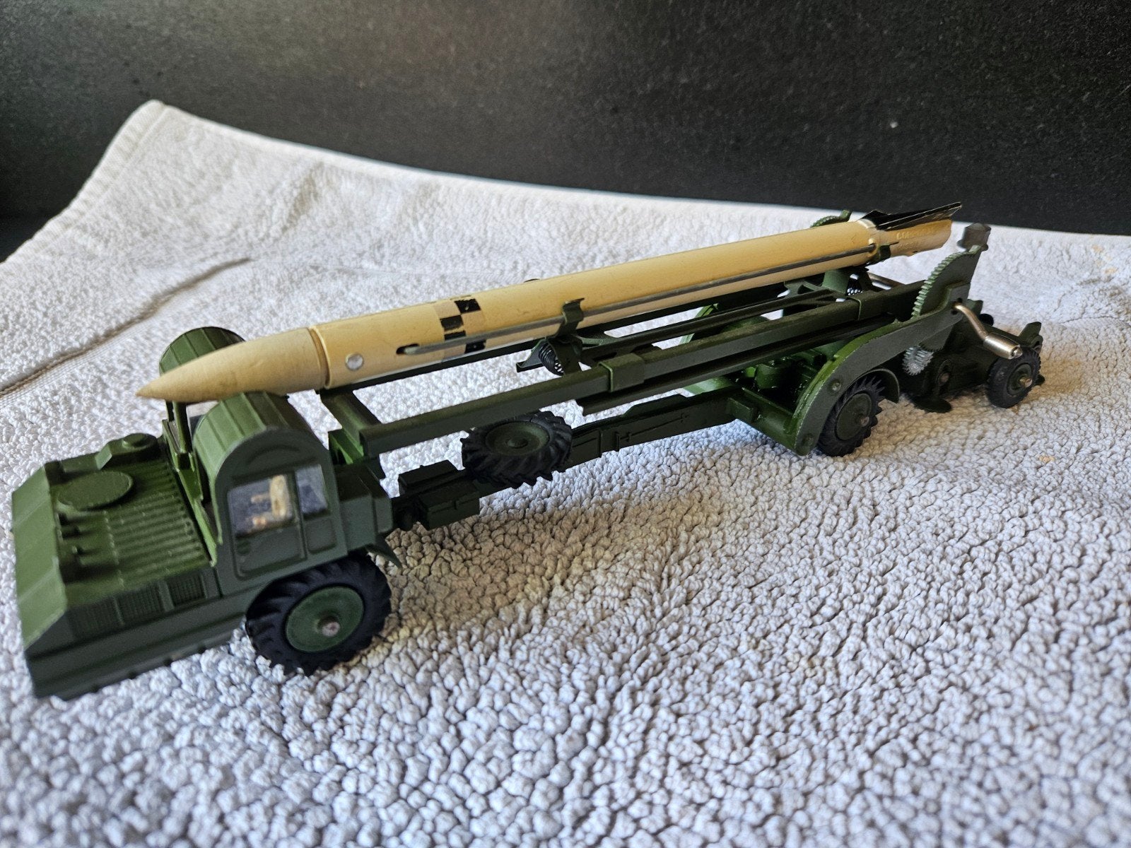 Dinky Supertoys N666: „Corporale” raket, Ophalen of Verzenden, Gebruikt