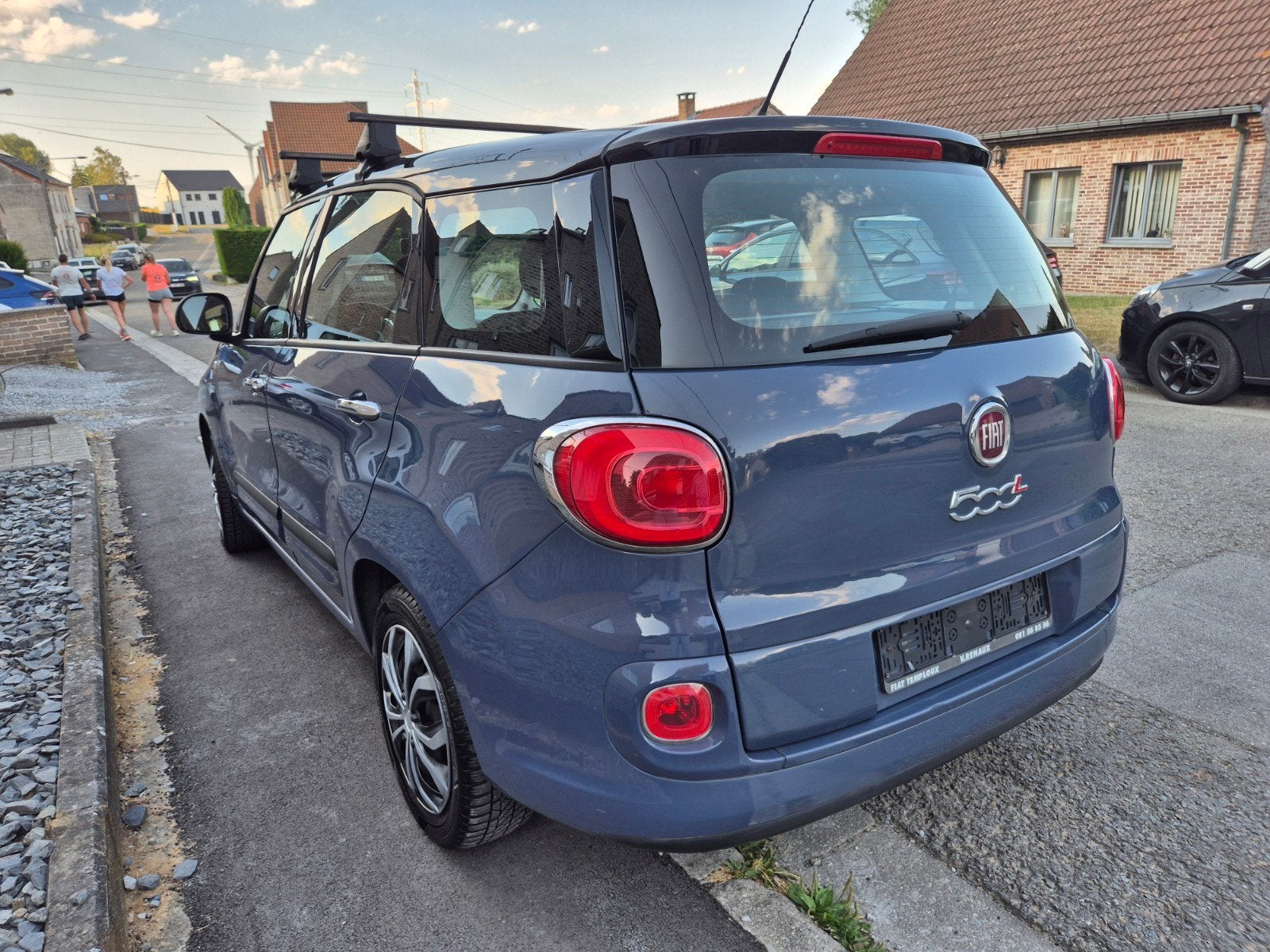 (7 zitplaatsen) 6/2018 Fiat 500L 1.4 benzine 1e eigenaar, Monovolume, Euro 6, Blauw, 7 zetels