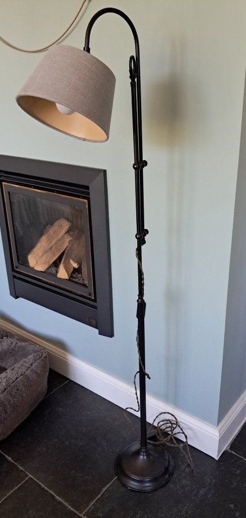 vloerlamp, Ophalen, 100 tot 150 cm, Metaal, E27 (groot)