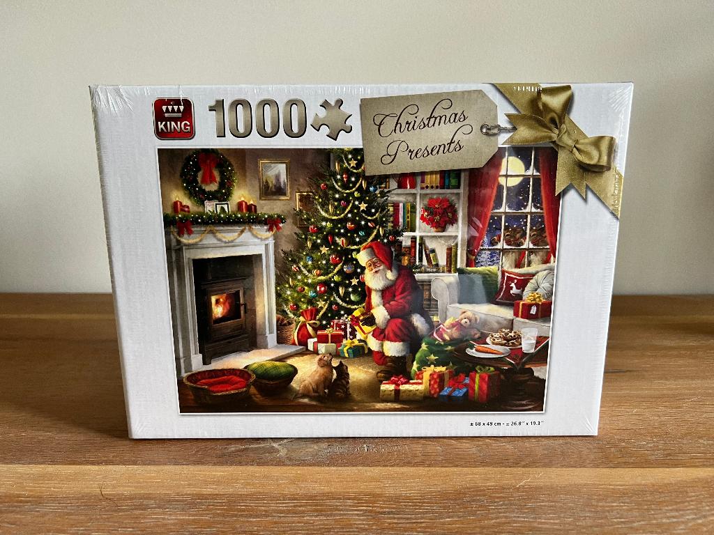 Legpuzzel King - Christmas Presents, Hobby en Vrije tijd, Ophalen of Verzenden, 500 t/m 1500 stukjes, Nieuw, Legpuzzel