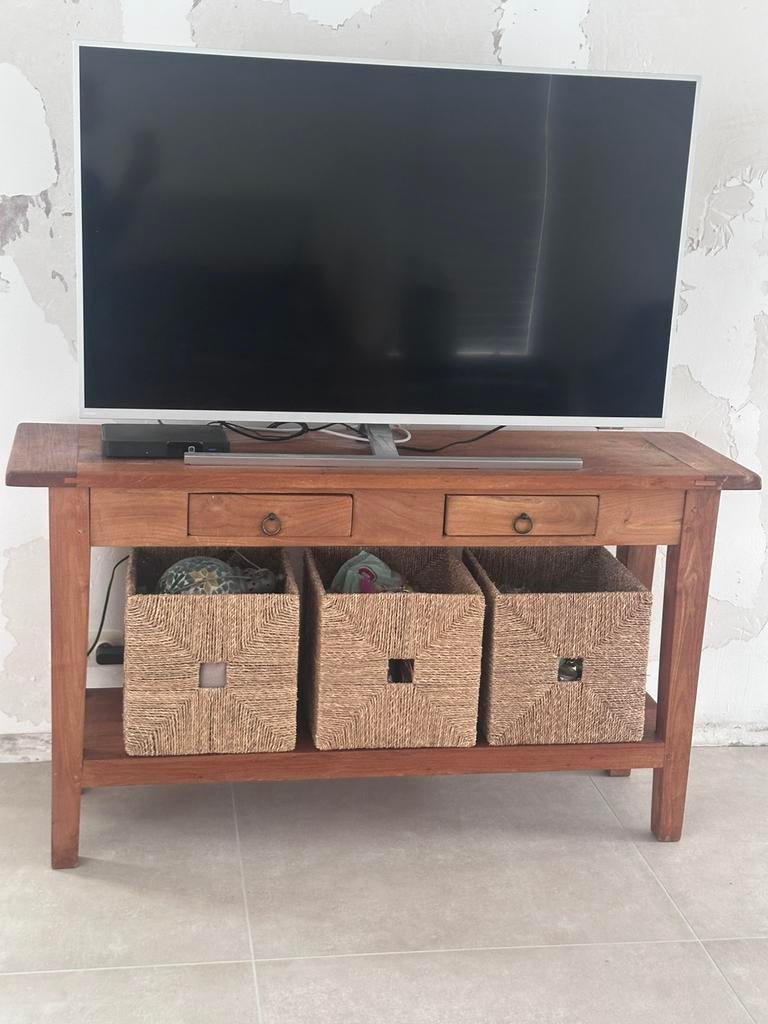 Halbeubel/tv meubel.., Ophalen, Gebruikt, 100 tot 150 cm, Teakhout