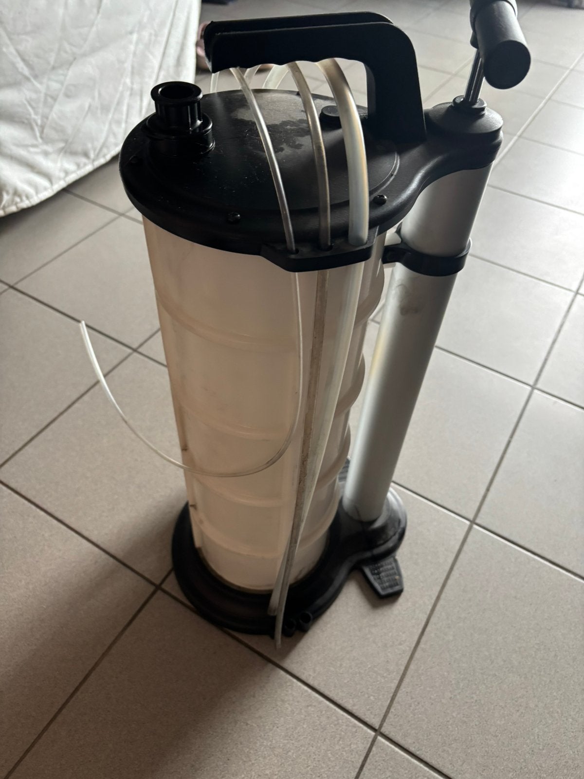 Vloeistofpomp, Ophalen, Zo goed als nieuw