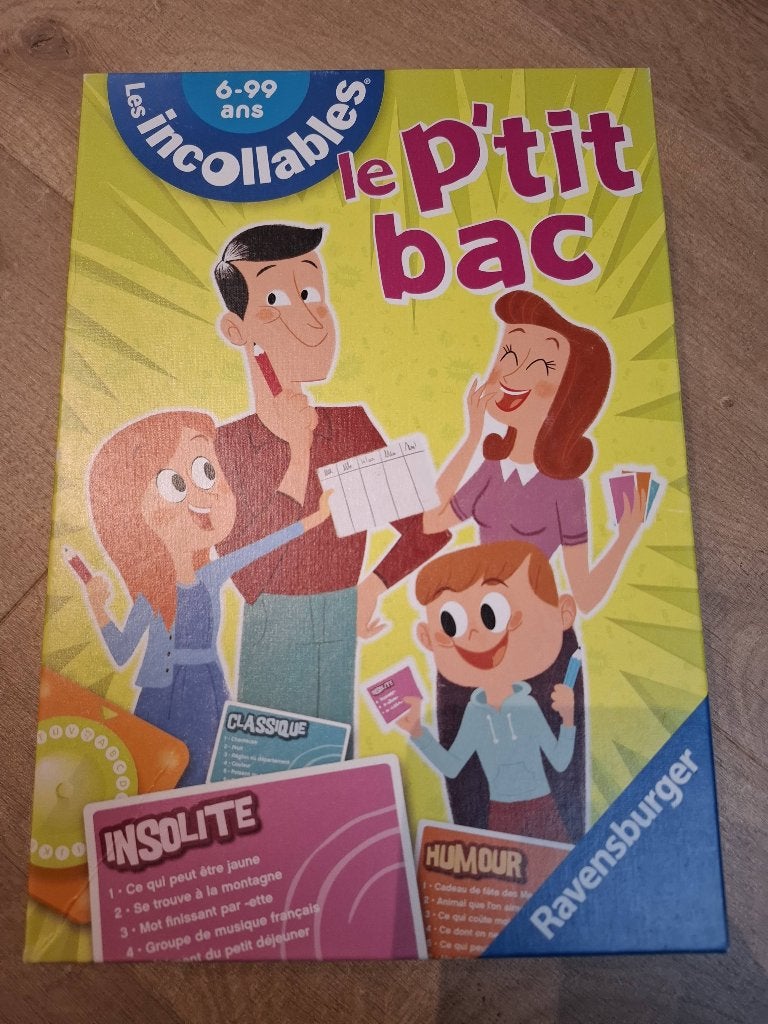 Jeu Le p'tit bac - Très bon état, Trois ou quatre joueurs, Enlèvement, Comme neuf, Ravensburger