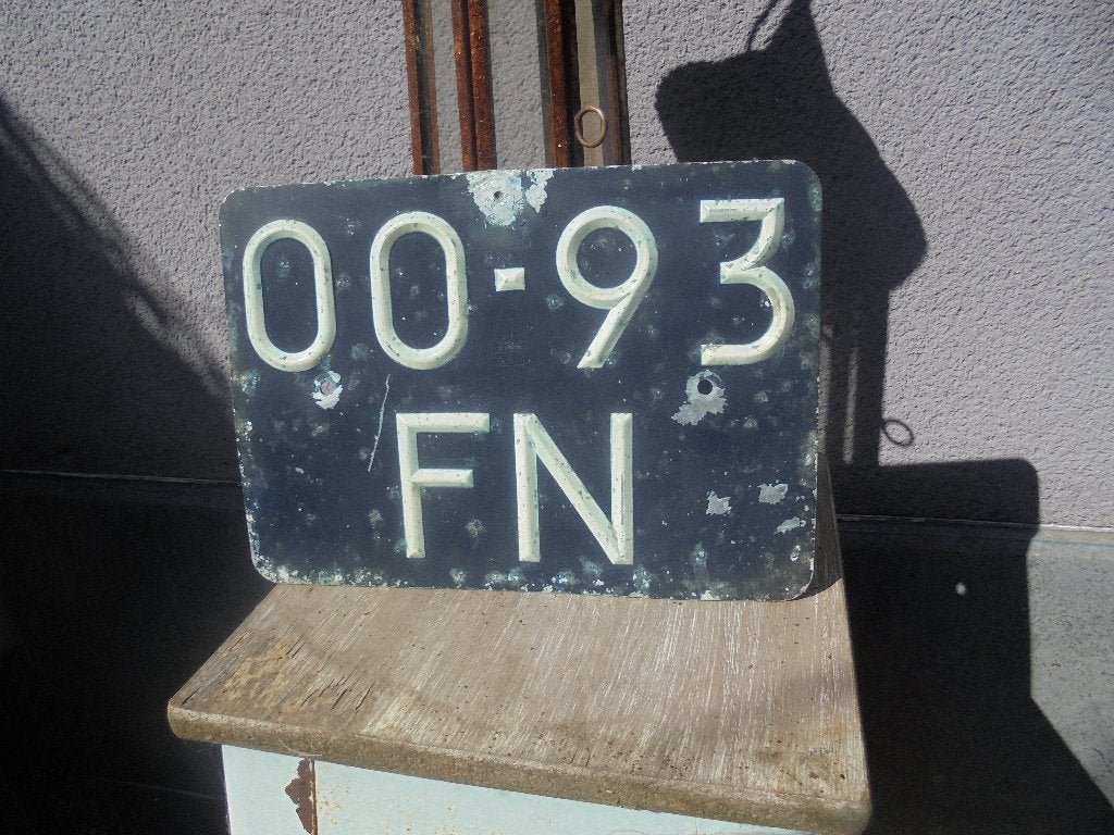 plaque d'immatriculation hollandaise ancienne 1965 - 1973, Enlèvement ou Envoi