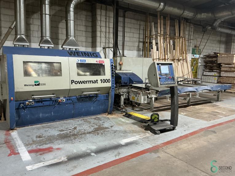 Vierzijdige schaafmachines Weinig Powermat 1000 2006, Zakelijke goederen, Machines en Bouw | Houtbewerking