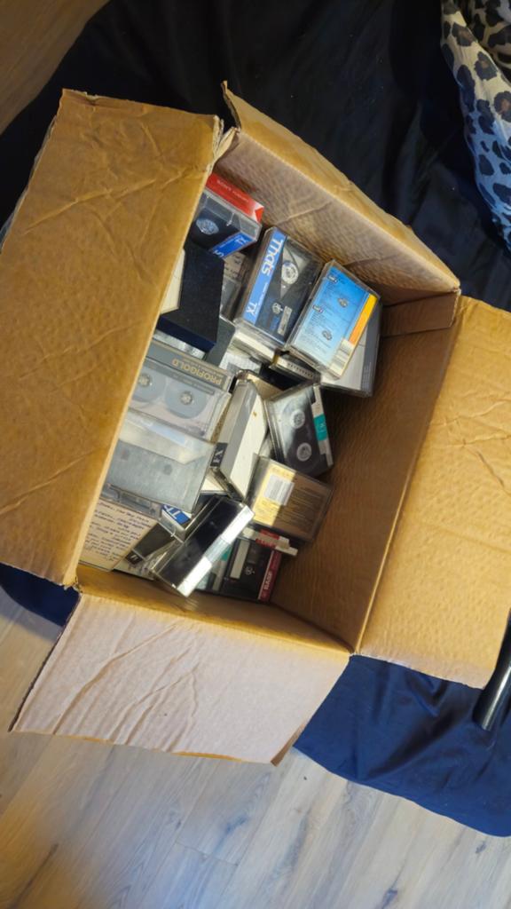 Doos cassetjes 30 stuks, Ophalen
