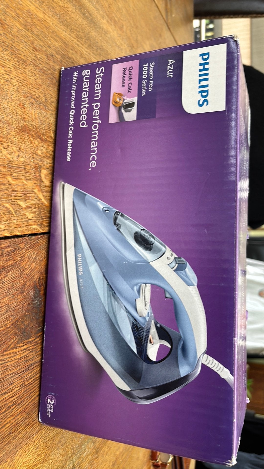 Fer à vapeur Philips Azur série 7000, Electroménager, Enlèvement ou Envoi, Neuf, Fer à repasser avec cordon